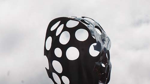 polka dot black and white textile apparel
